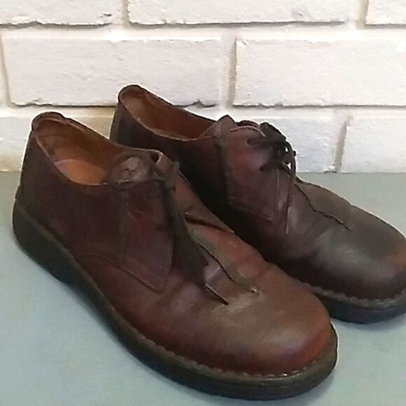 Clarks Active Air Mens Leather Oxford Shoes Sz 10W